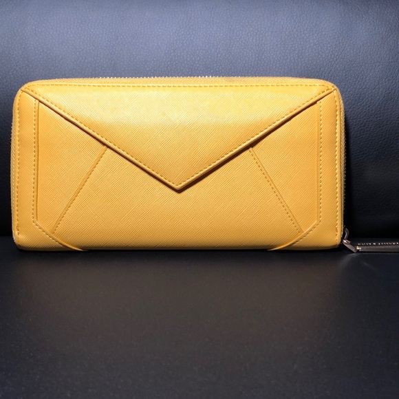 Charles & Kieth Yellow Wallet - Picture 1 of 8